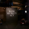 Bank secrecy act law BSA on the desk.