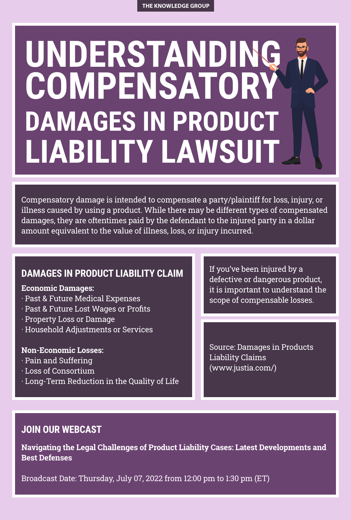 product liability,compensatory damages,webcast